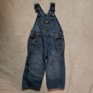 Oshkosh Overalls with Snap Leg Closures - 12 mo